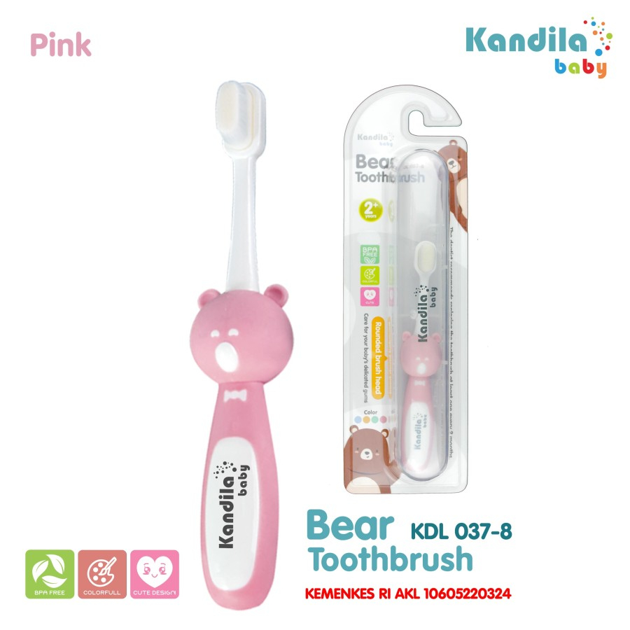 Sikat Gigi Bayi Anak Kandila Baby Bear Toothbrush / KDL 037-8