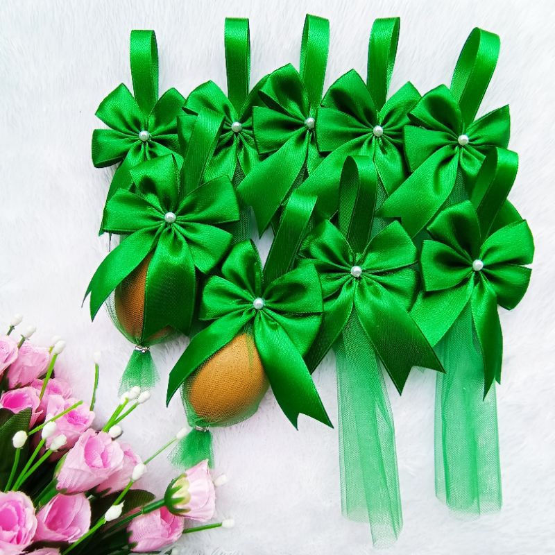 

Tempat telur aqiqah pita Hijau