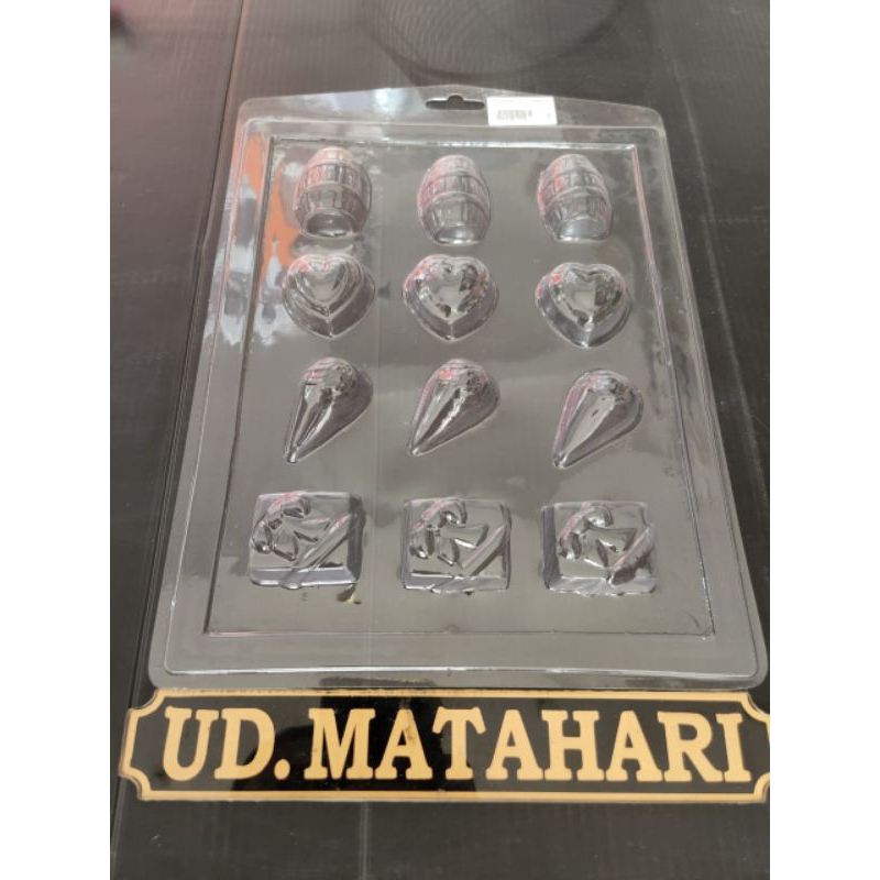 Cetakan Coklat Plastik / Cetakan Jelly Kecil