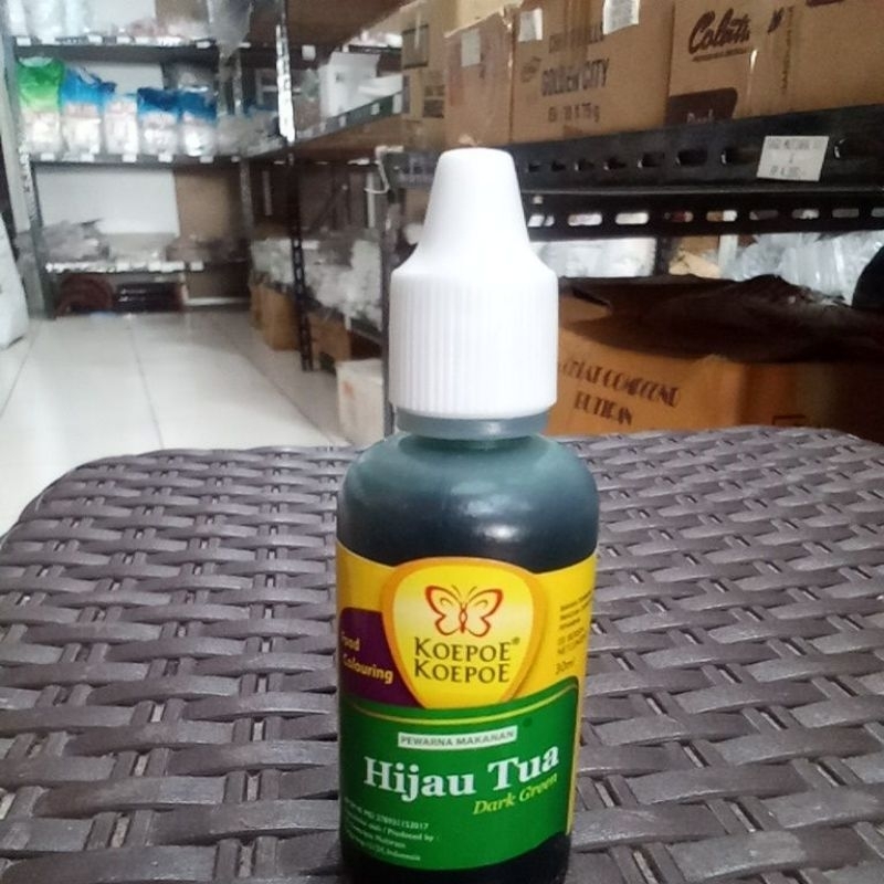 

koepoe koepoe pewarna hijau tua 30ml