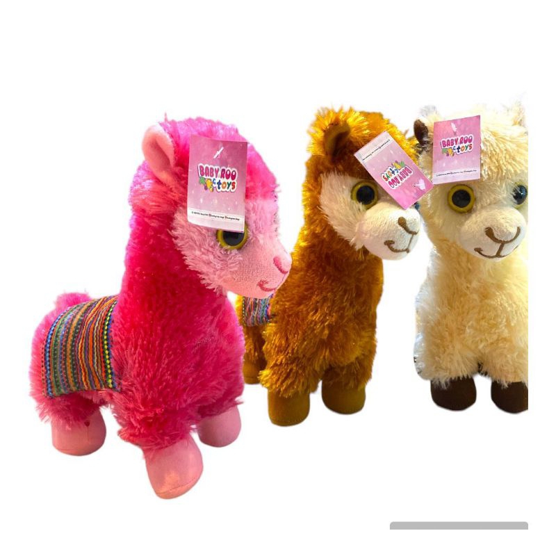 BONEKA ANIMAL LLAMA RASFUR