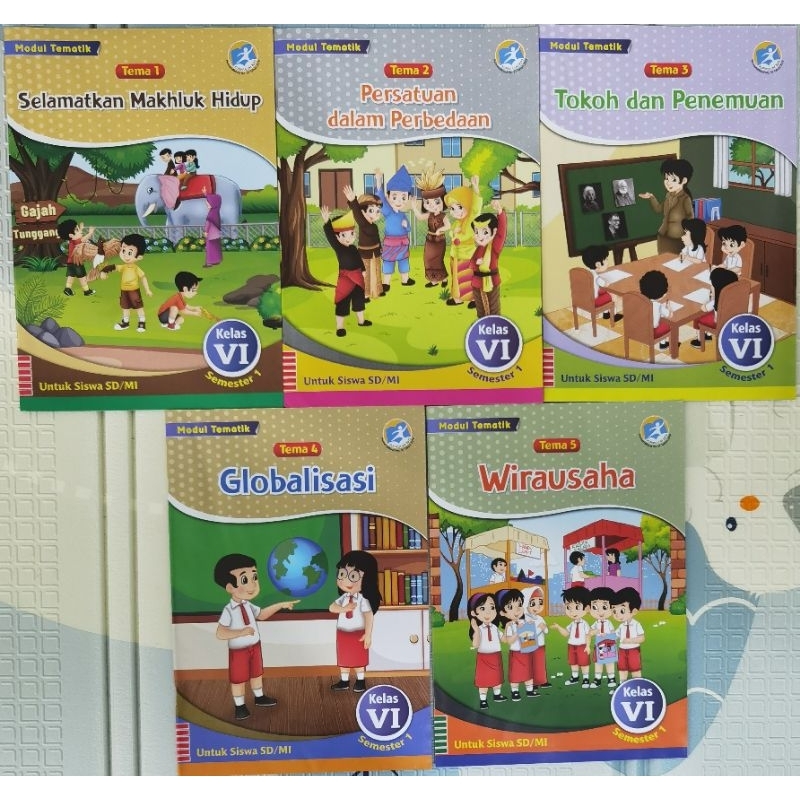 LKS TEMATIK (SEMESTER 1) KELAS 6 SD (ARYADUTA) (LKS&KJ)