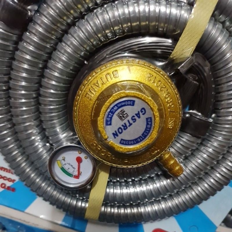 Set Paket Lengkap Selang + Regulator gas gastron 1.8meter selang regulator gas SNI regulator