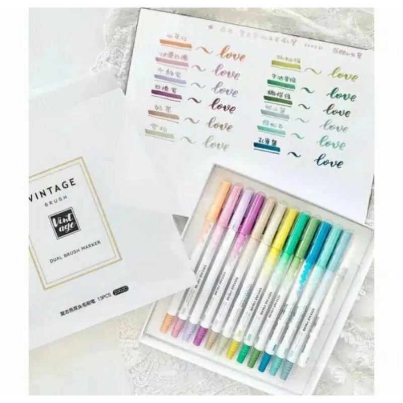 

DS Vintage Dual Tip Brush Marker