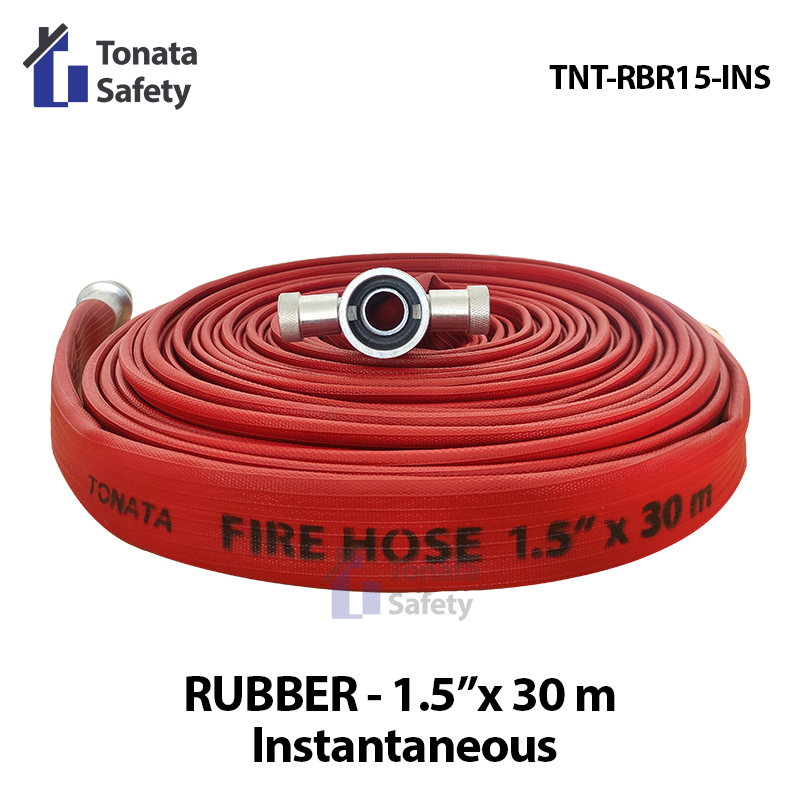 Fire Hose Rubber Instantaneous Tonata 1.5&quot; x 30m / Selang Pemadam 30 m