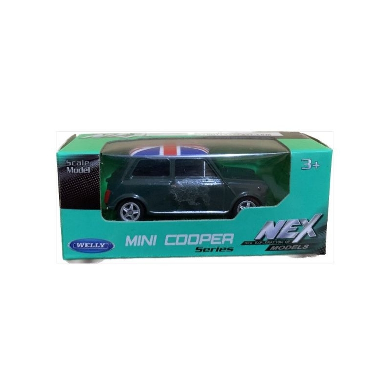 Mini Cooper 1300 Diecast miniatur mobil klasik Welly Nex