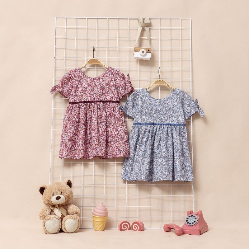 ZENDA KIDS - DRESS ANAK PEREMPUAN - DELISA SERIES BY ZENDA KIDS - USIA 1-6 TH