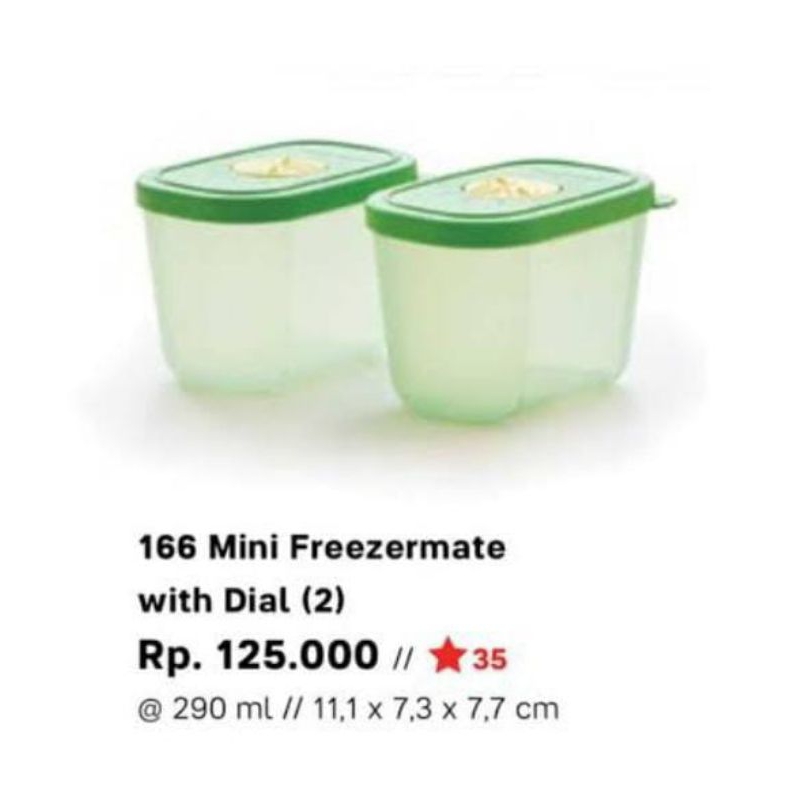 Mini freezer mate Tupperware