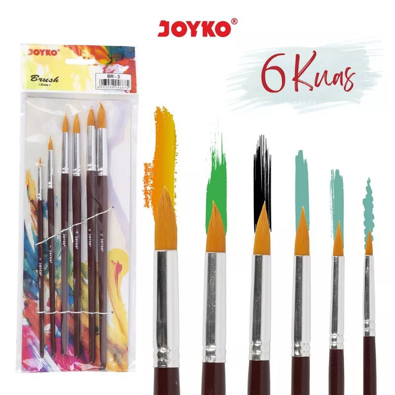 

(PCS) KUAS LUKIS SET JOYKO BR-3