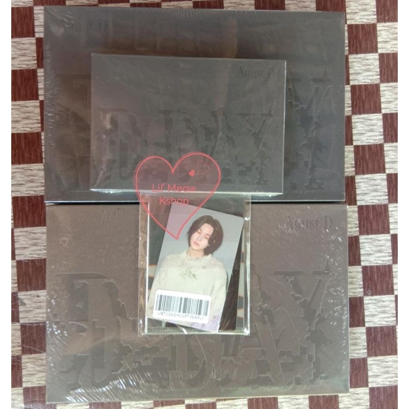 [READY STOCK] BTS SUGA / AGUSTD OFFICIAL SOLO ALBM D-DAY (Sealed) + EARLY BIRD POB GIFT