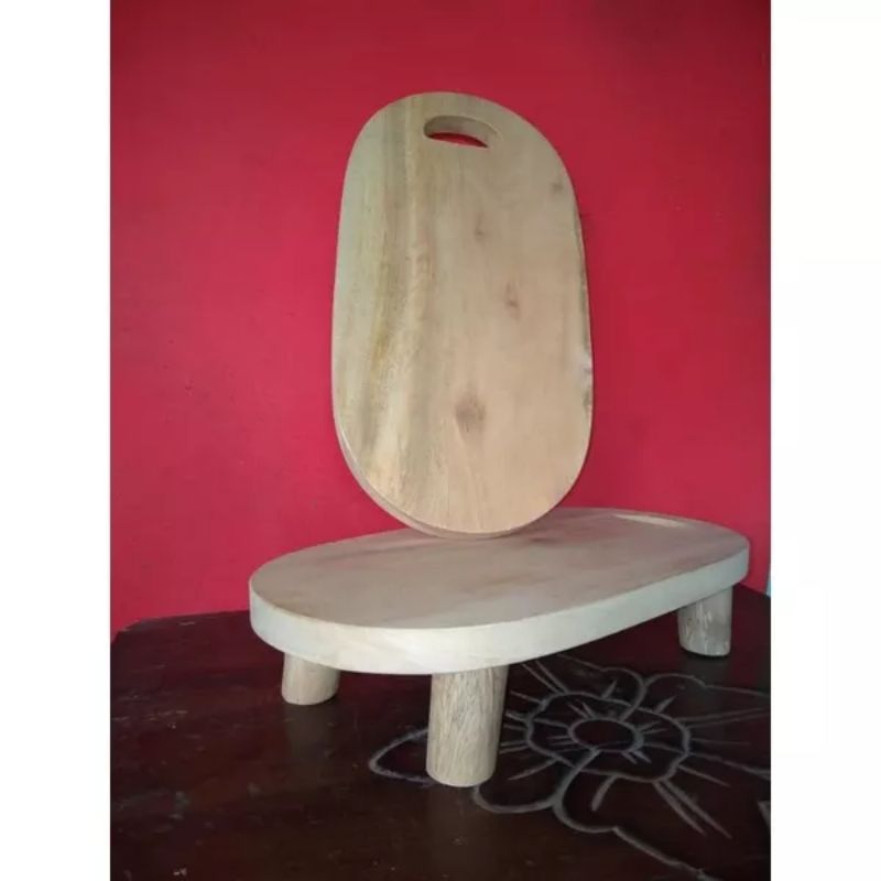 talenan kayu oval 4 kaki / talenan oval tebal / talenan tabal kayu