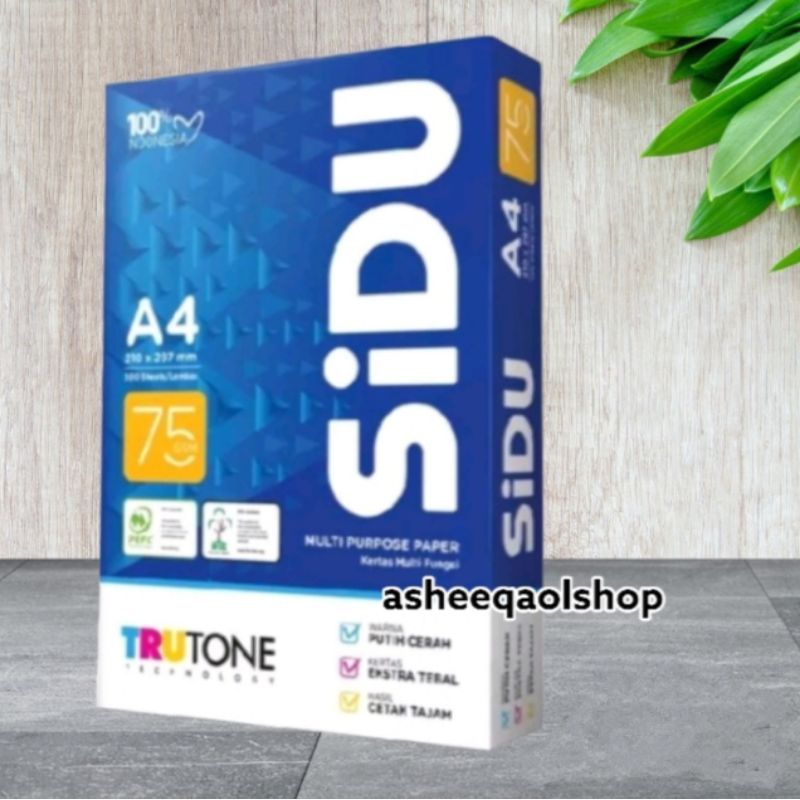

Kertas HVS A4 SIDU 75 Gram 1 Rim Sinar Dunia
