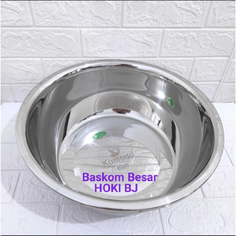 Baskom Besar  Komodo 40 cm stainless TEBAL
