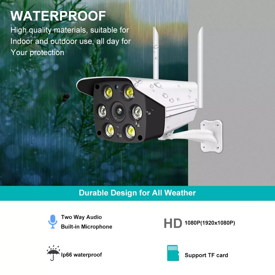 IP Cam Kamera CCTV V380 HD 1080P 8MP Outdoor Wifi Cctv Waterproof Wireless