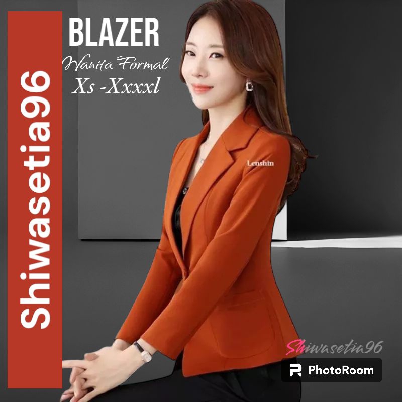 Jas wanita formal / Blazer wanita Kerja / Jas Blazer Seragaman Kerja /Atasan Jas wanita