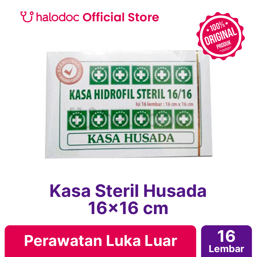 Kasa Steril Husada 16 X 16 cm 16 Lembar