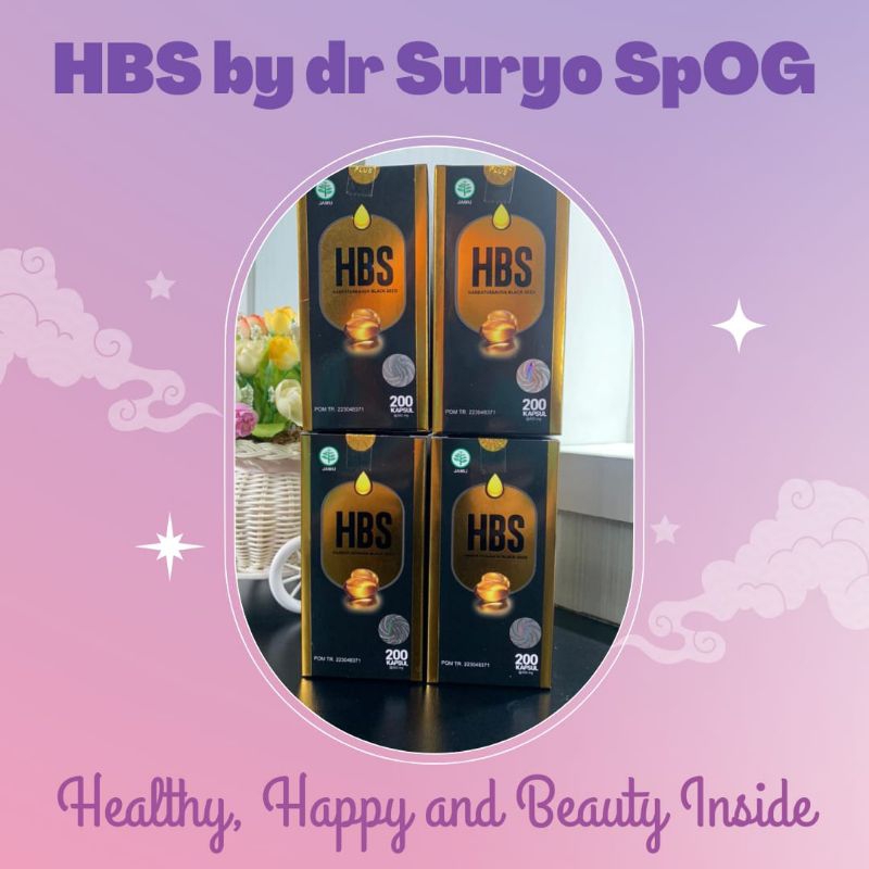 HBS by dr Suryo, SpOG | SoftCapsul | Premium | Promil | 4 botol HBS