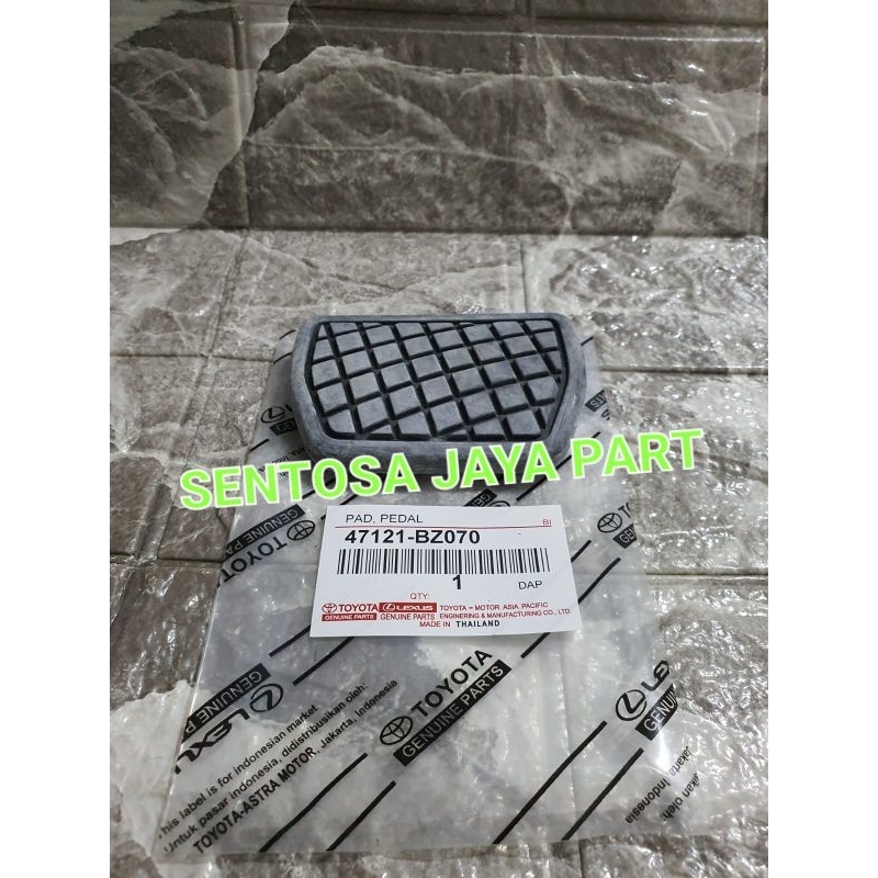 KARET PEDAL REM AUTOMATIC MATIC RAIZE ROCKY AVANZA XENIA 2022 UP ASLI