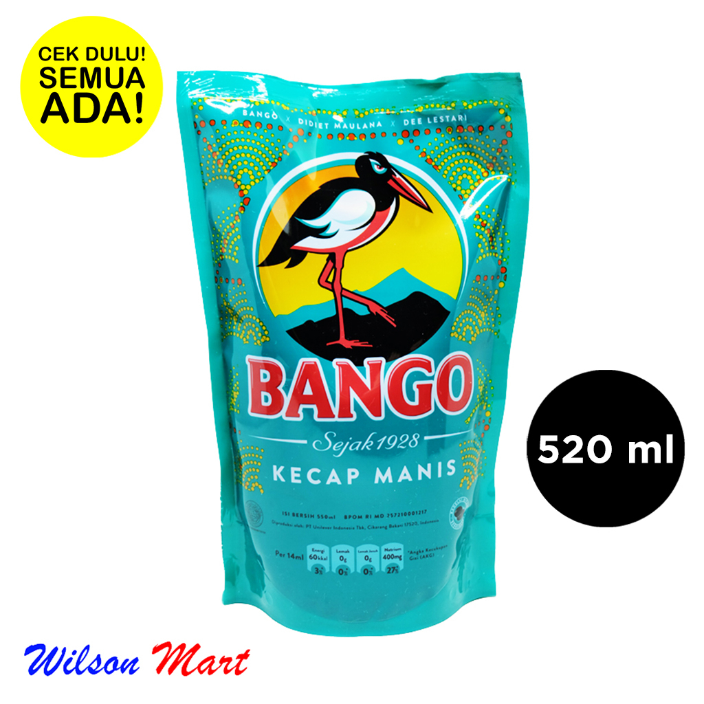 

BANGO KECAP MANIS 520 ML REFILL