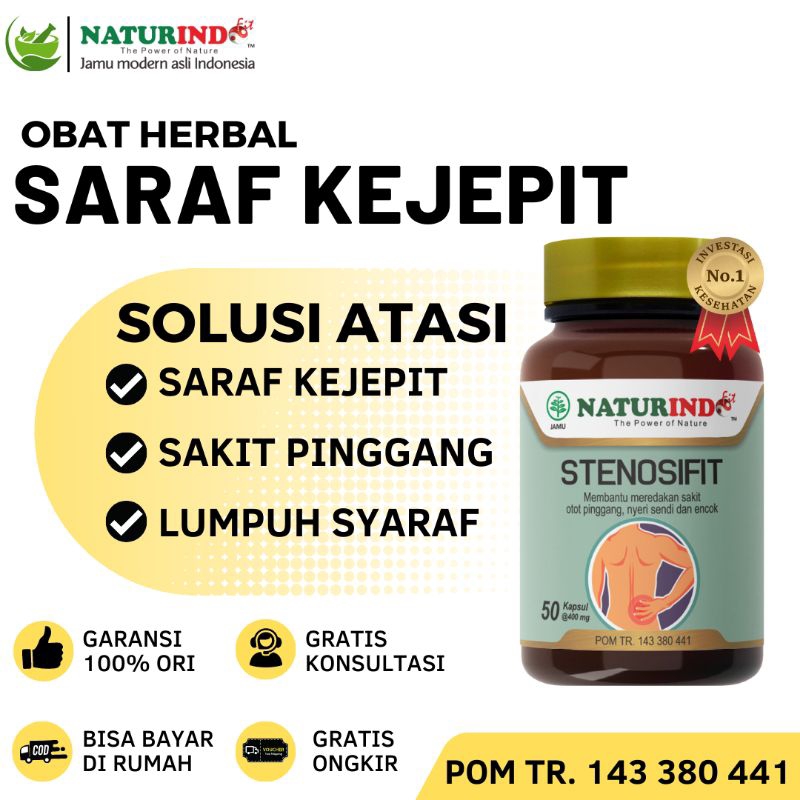 Obat Herbal Syaraf Kejepit Ampuh Encok Sakit Pinggang Nyeri Syaraf Kecepit