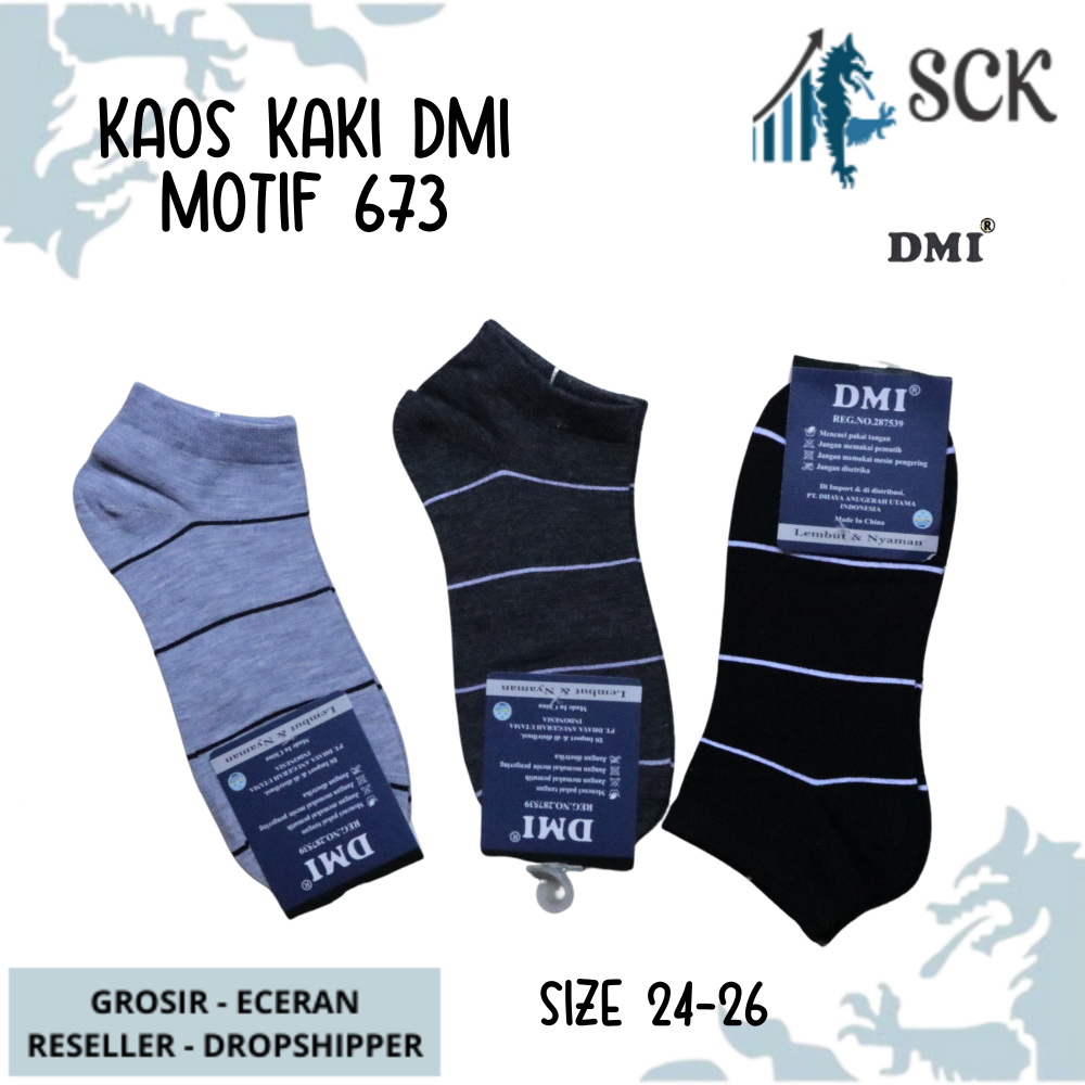 Kaos Kaki Tumit DMI 673 Polos Halus / Kebutuhan Wanita / Invisible Socks Bawah Mata Kaki