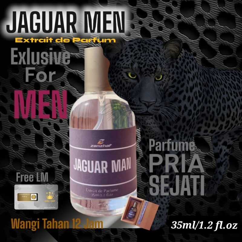 EXTRAIT DE PARFUM JAGUAR MEN 35ML WANGI TAHAN 12 JAM