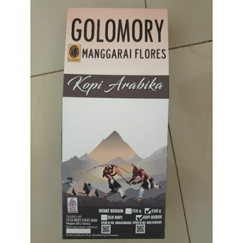 

Golomory premium arabica fine grind