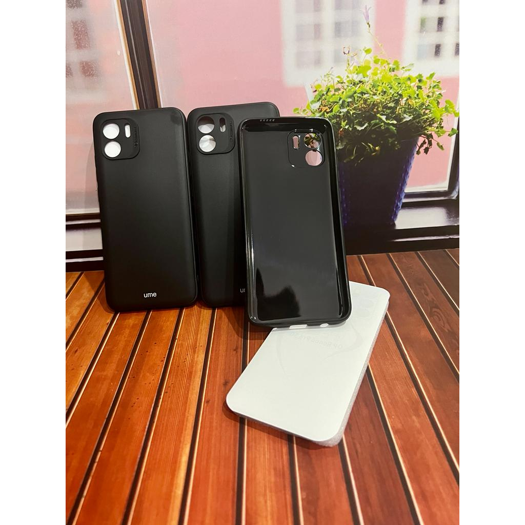 CASING XIAOMI REDMI A2 UME MATTE SOFTCASE SILIKON BLACK DOVE PROTECTION CAMERA