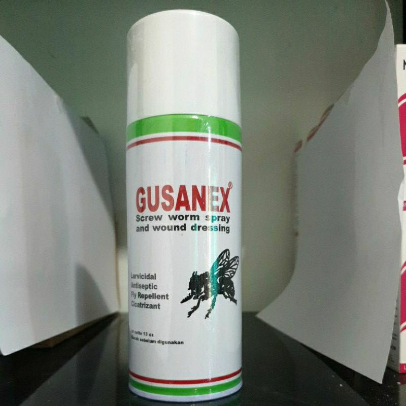 Gusanex spray gusanex semprot pembasmi larva screw worm dan obat luka pada hewan ternak