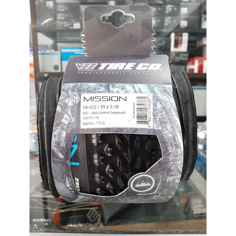 BAN LUAR MTB 29 x 2.10 VEE TIRE MISSION FOLDABLE TLR