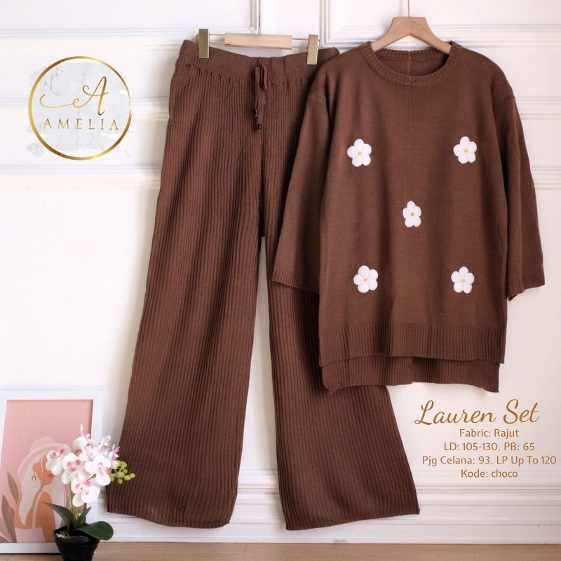 LAUREN setelan wanita fashion solo recommended high quality