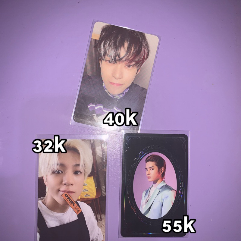 PC Doyoung Sticky Jeno Cafe YB Taeyong NCT Photocard Yearbook