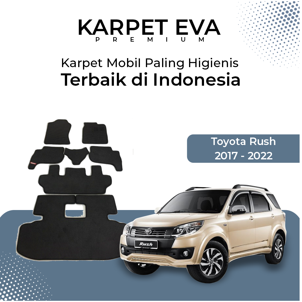 Karpet Mobil Rush th 2017-2022 Karpet Eva Premium 1 Lapis