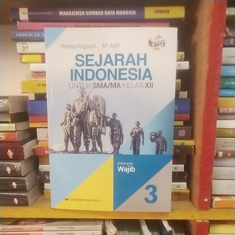 buku Sejarah Indonesia untuk SMA kelas 12 penerbit Erlangga