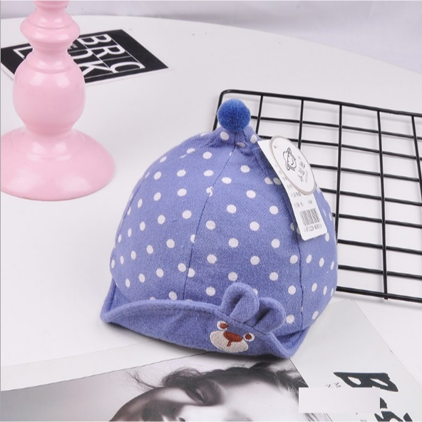 Topi Anak Kecil Polkadot