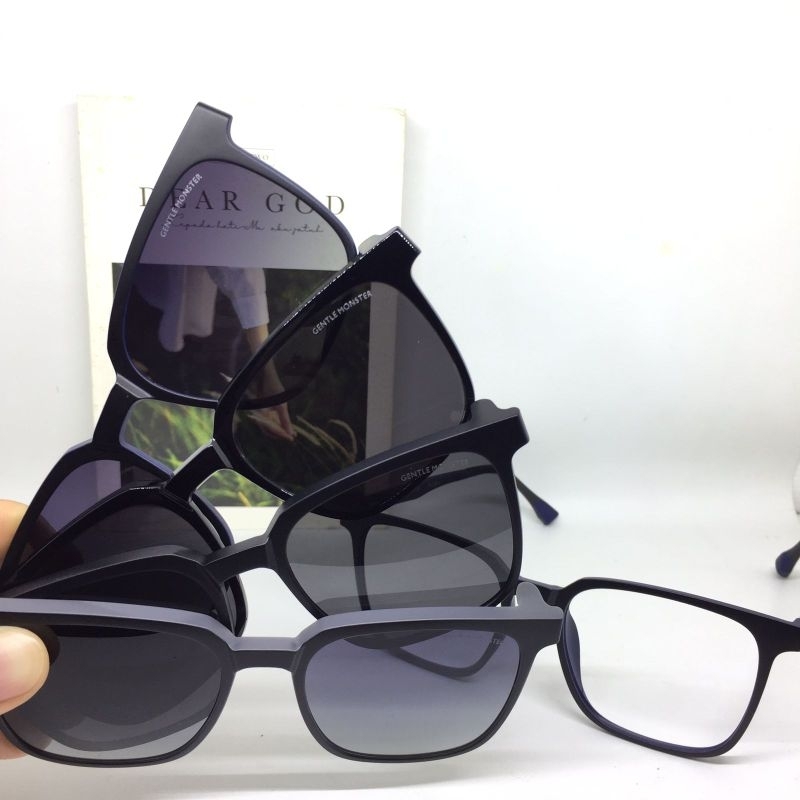 TJ2190 Kacamata Minus Klip On Sunglasses -0.50 sd -4.00 Kacamata Minus Cowok Cewek