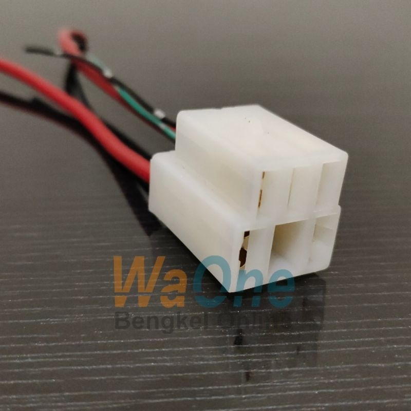 Socket Bendik Model Kotak Dengan Kabel 2.5mm Motor Universal