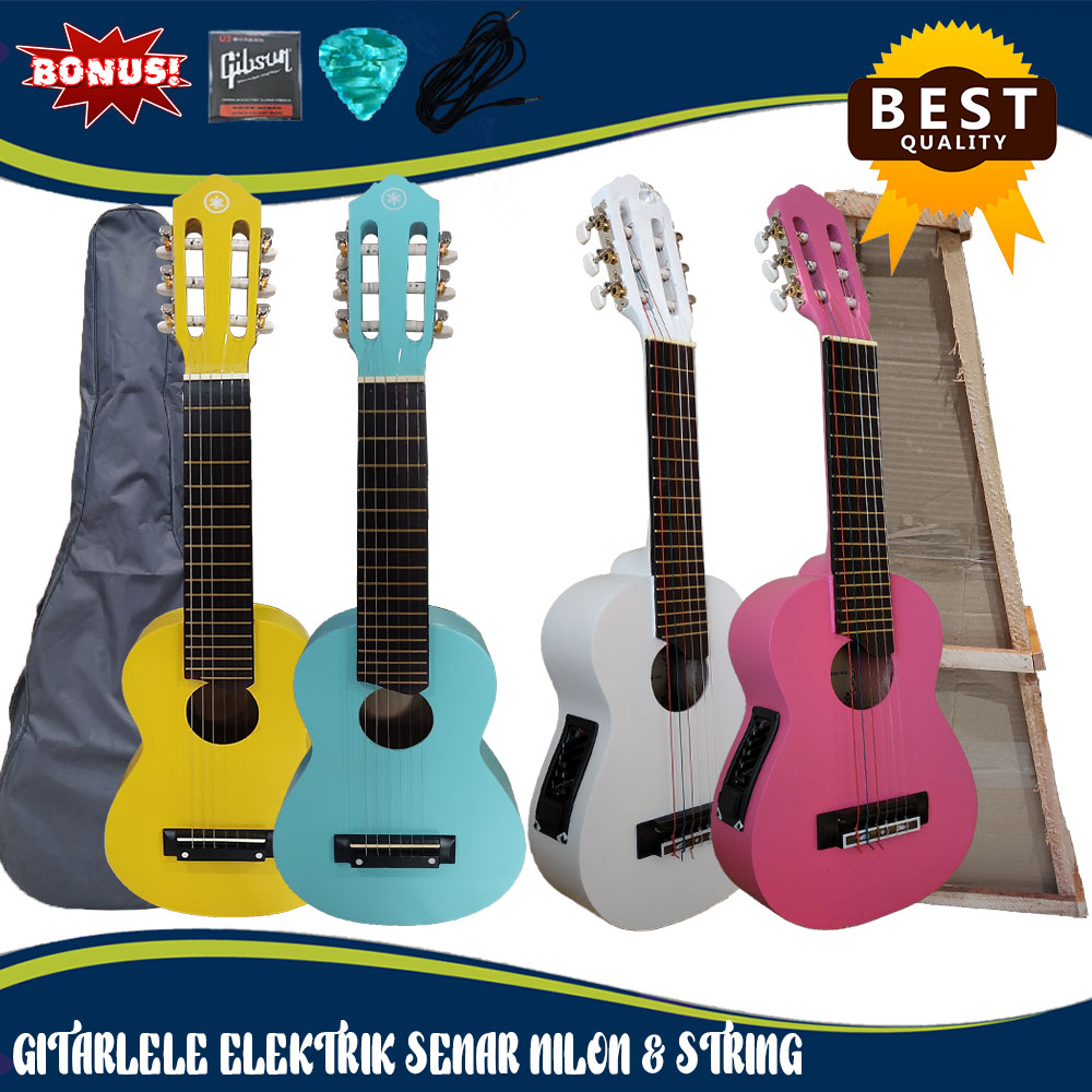 Gitarlele akustik elektrik 7545r senar nilon&amp;senar string