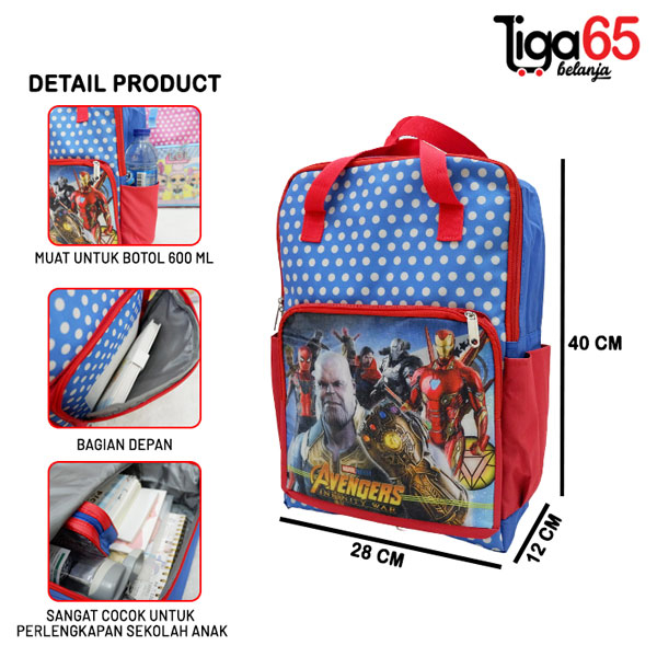 TAS RANSEL / Backpack / Tas Punggung / Ransel / Tas Anak / Karakter / Bag 1618