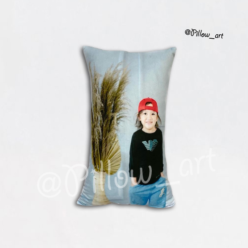Pillowart - Bantal Cinta Custom Foto Fullprint 80 x 40 cm / Hadiah - ART013