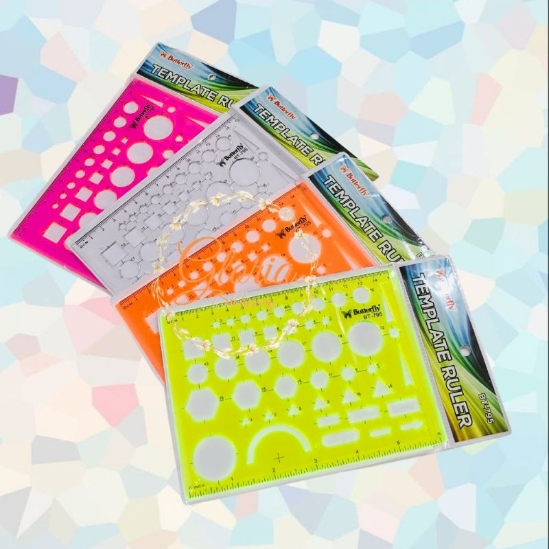 

Butterfly Tempelate Ruller BT 795/ Penggaris cetakan BT 795 Butterfly