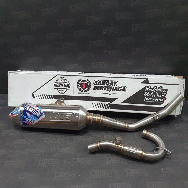 Knalpot Norifumi Whoops GTR Honda CRF 150 Original