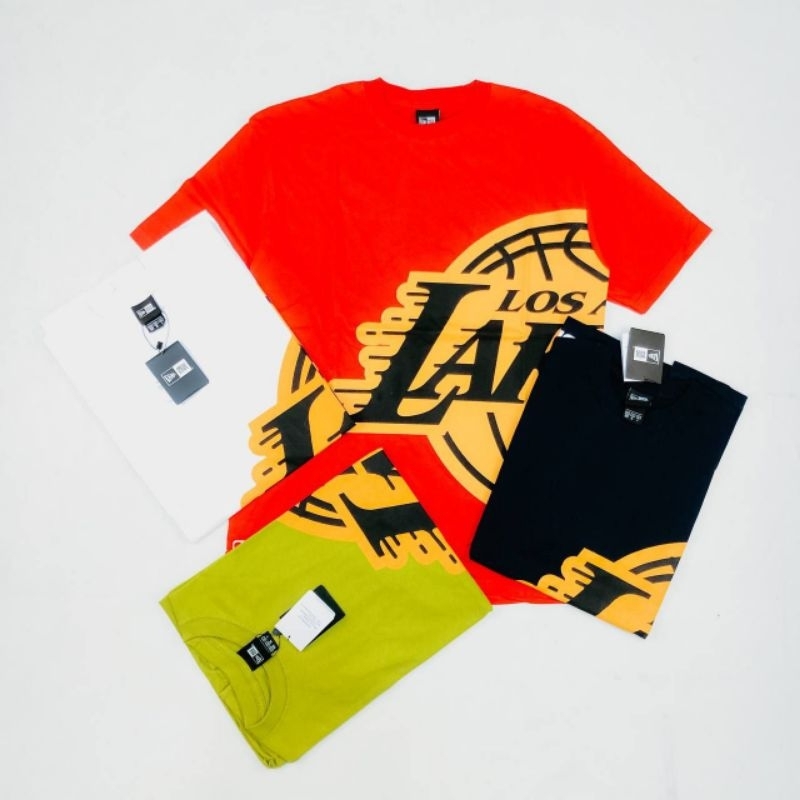 KAOS BRANDED MIRROR MERK NEW ERA LAKERS