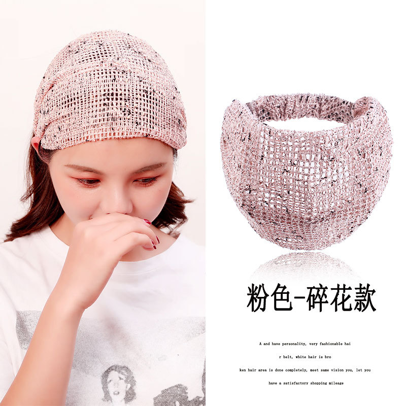 bandana Renda bertepi lebar headband wanita headband fashion mencuci wajah ikat kepala menekan rambut penutup jilbab hiasan kepala bando Hairband