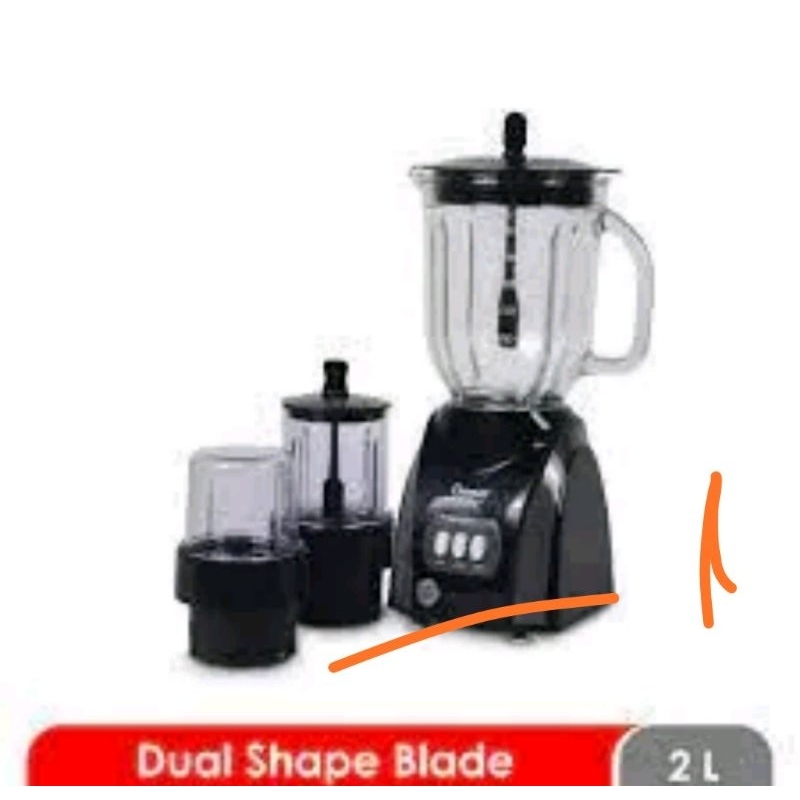 Blender cosmos CB 282G tabung kaca ukuran 2liter