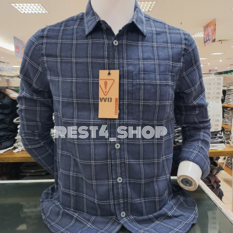 WATCHOUT KEMEJA LENGAN PANJANG JS302668627 NAVY
