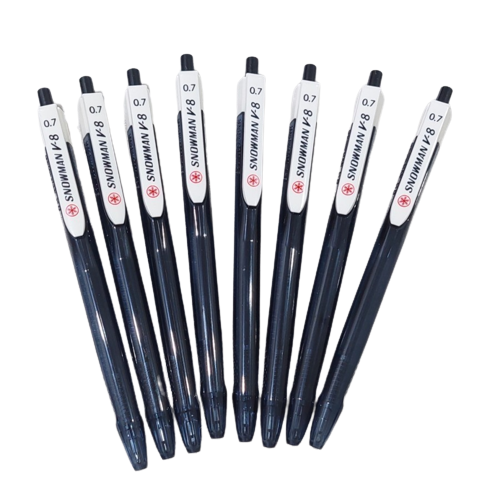 

TBMO (ECER) BOLPEN SNOWMAN V8 - HITAM @ 12 PCS