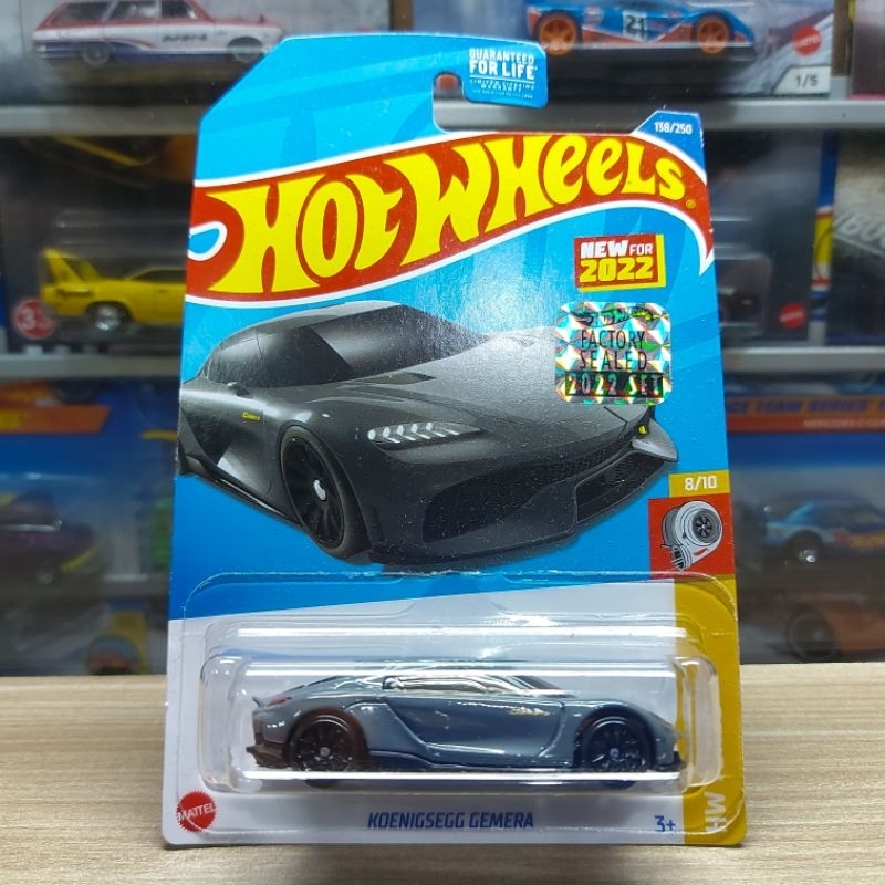 HOT WHEELS KOENIGSEGG GEMERA GRAY - FACTORY SEALED 2022