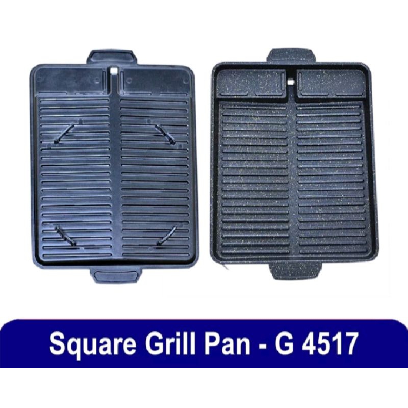 panggangan kotak bbq gsf 4517 square grill pan gsf G 4517