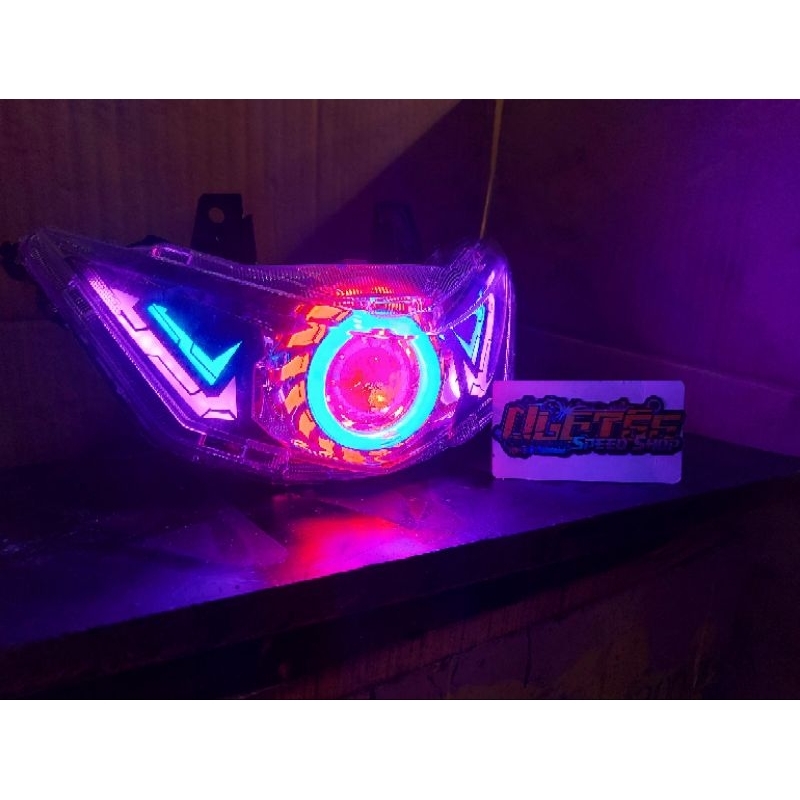 lampu depan beat new 2020 deluxe street 2020-2023